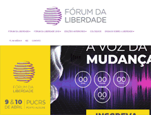 Tablet Screenshot of forumdaliberdade.com.br